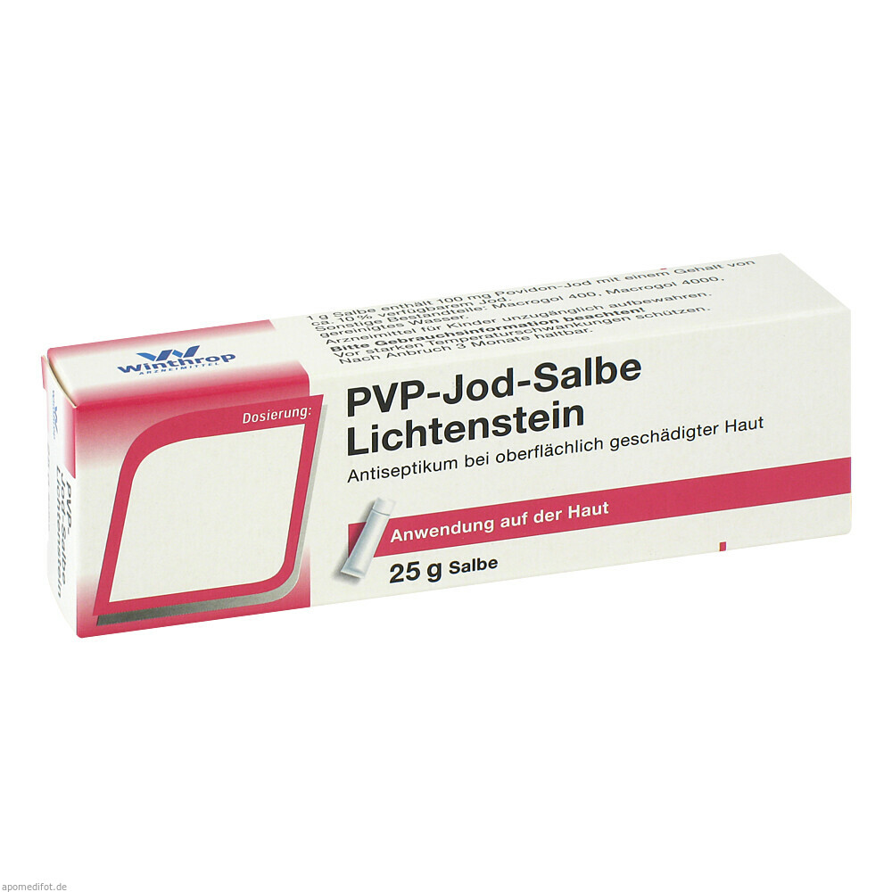 PVP JOD SALBE LICHTENSTEIN 25g (ZENTIVA PHARMA)