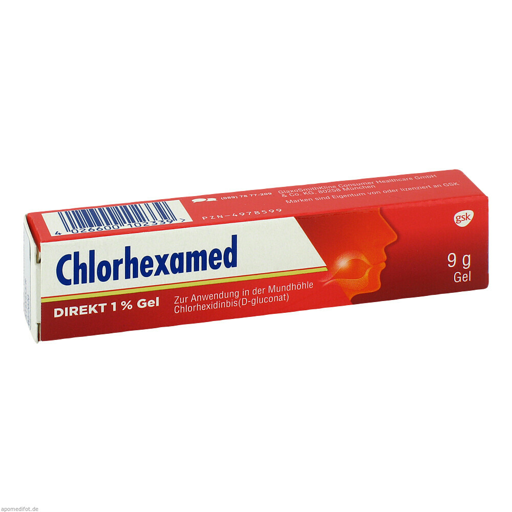 CHLORHEXAMED DIREKT 9g (GSK OTC MEDICINES)