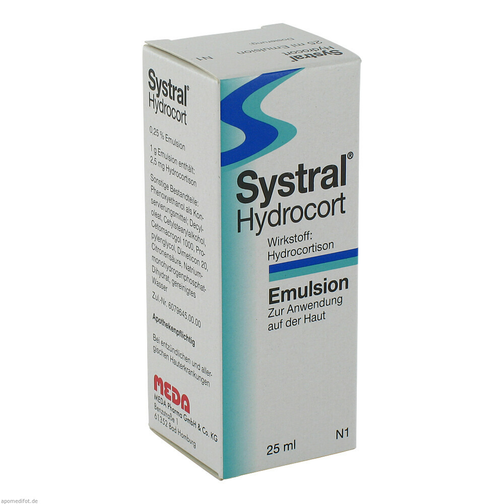 SYSTRAL HYDROCORT EMULSION 25ml (VIATRIS HEALTHCARE)