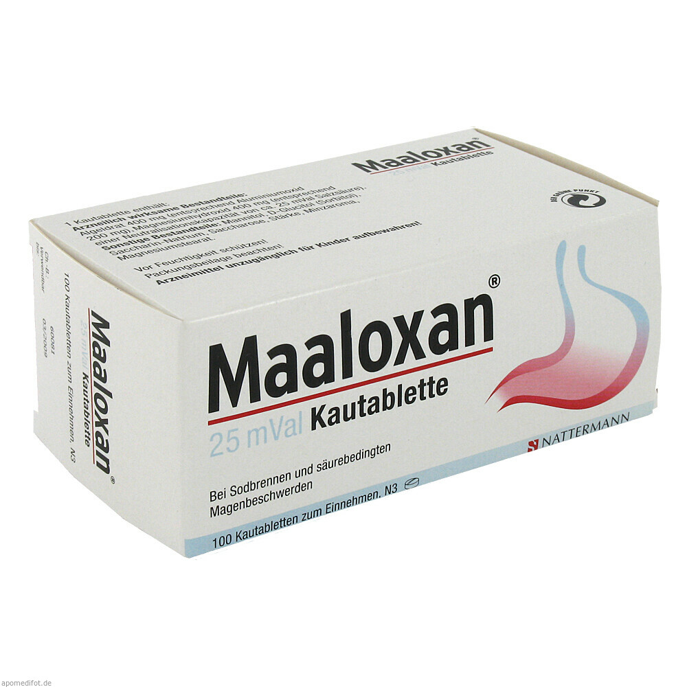 MAALOXAN 25MVAL 100St (A. NATTERMANN & CIE)