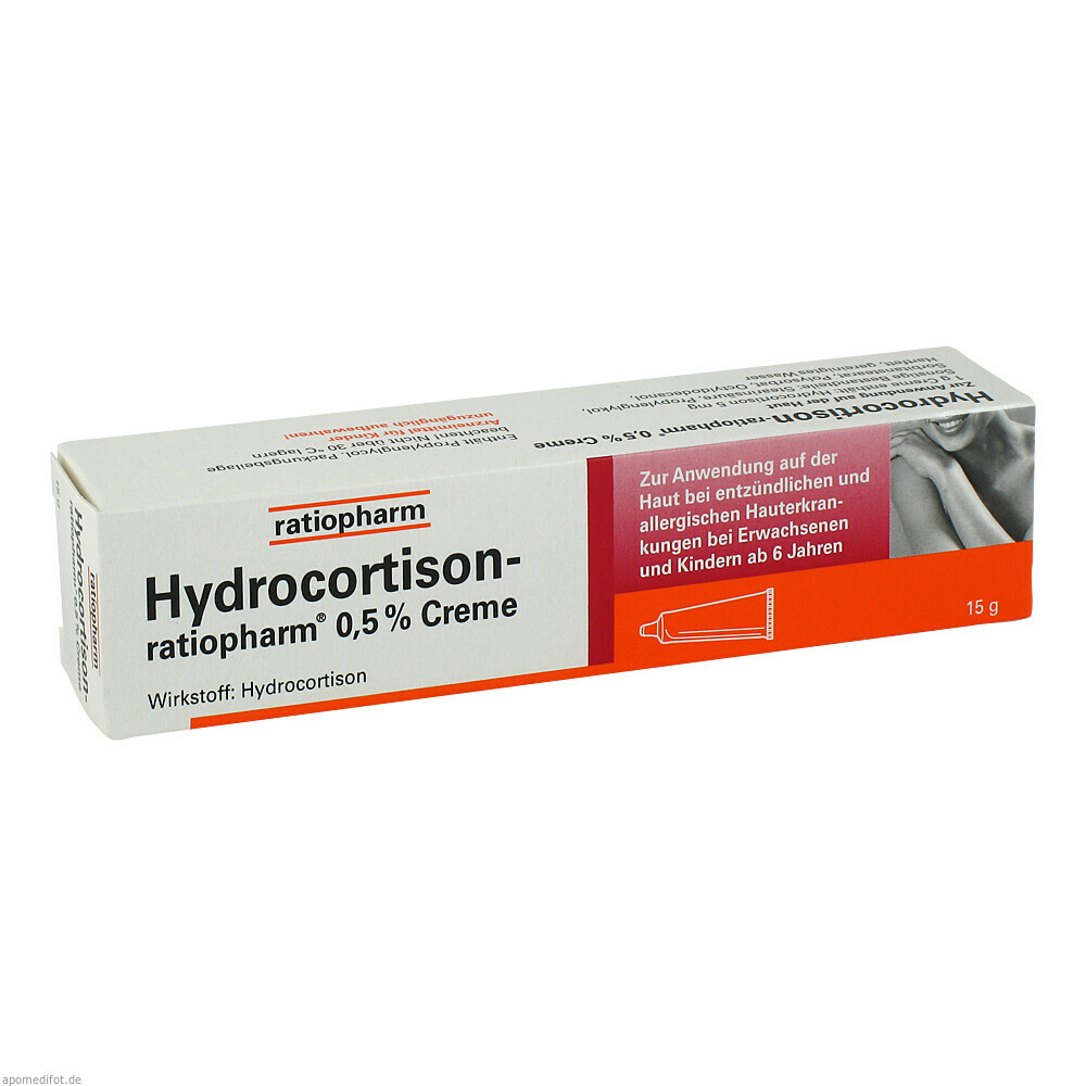 HYDROCORTISON RATIO0.5%CRE 15g (RATIOPHARM)