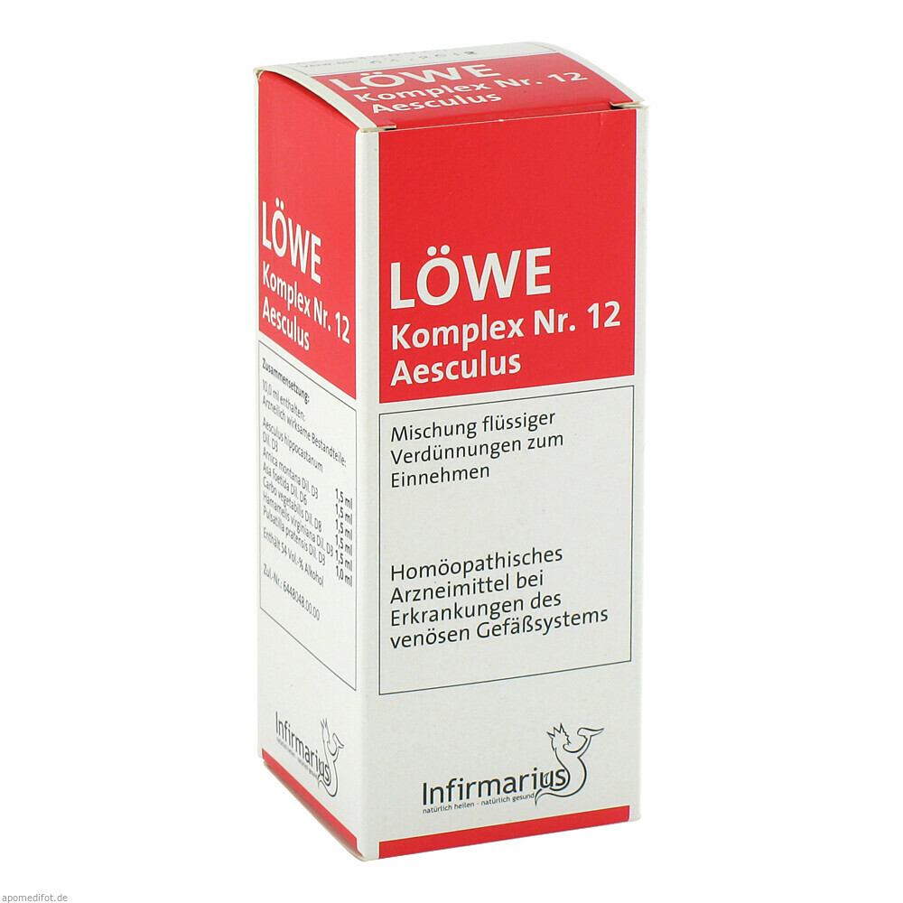 LOEWE KOMPL NR 12 AESCULUS 100ml (INFIRMARIUS GMBH)