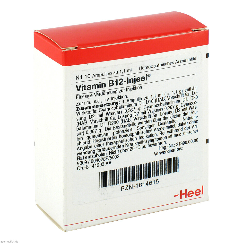 VITAMIN B12 INJ HOM ALL 10St (HEEL)