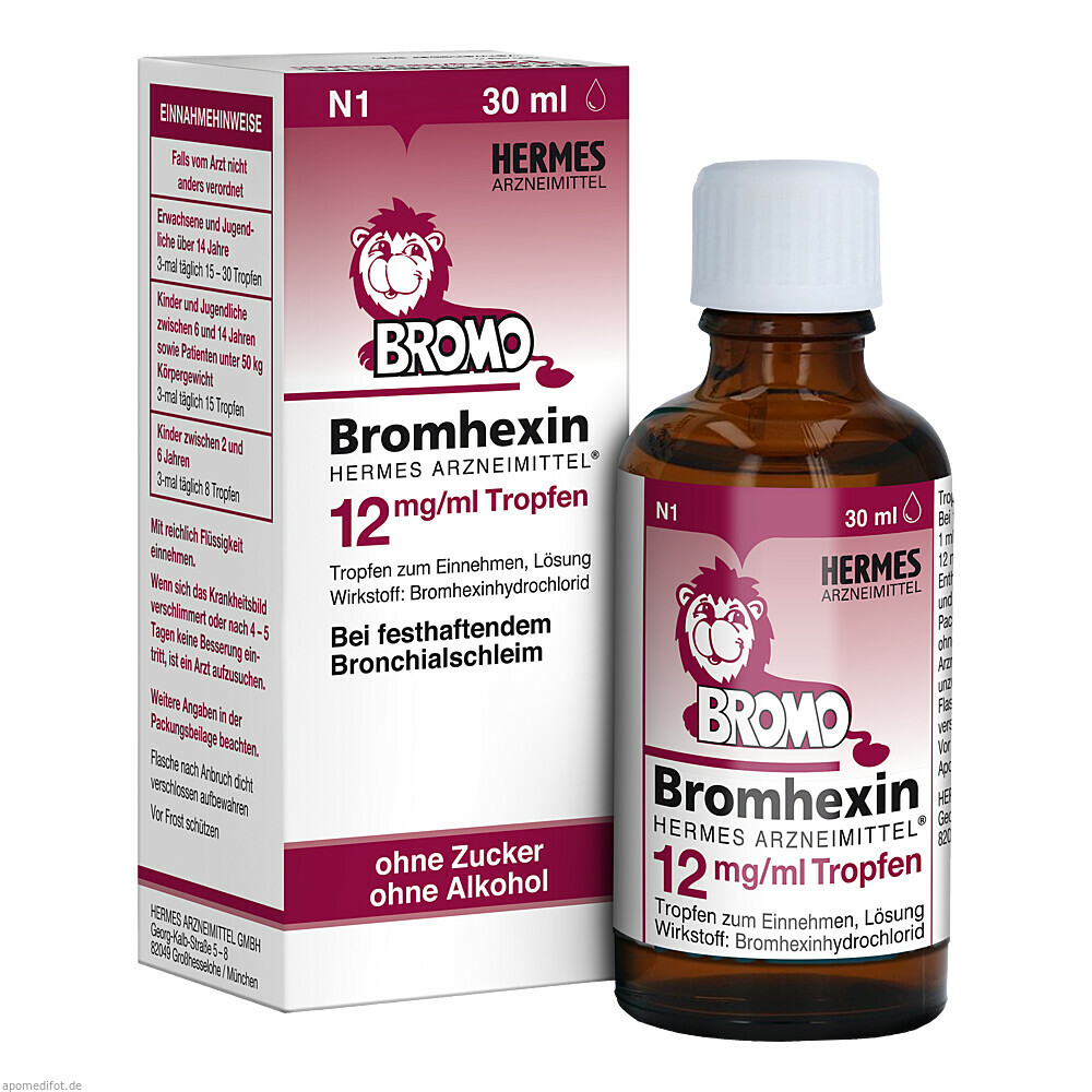 BROMHEXIN HERMES12MG/ML TR 30ml (HERMES)