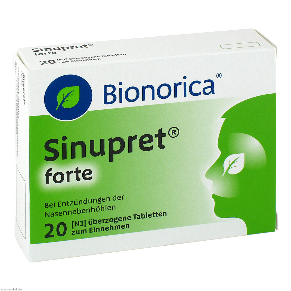 SINUPRET FORTE DRAGEES 20St (BIONORICA)