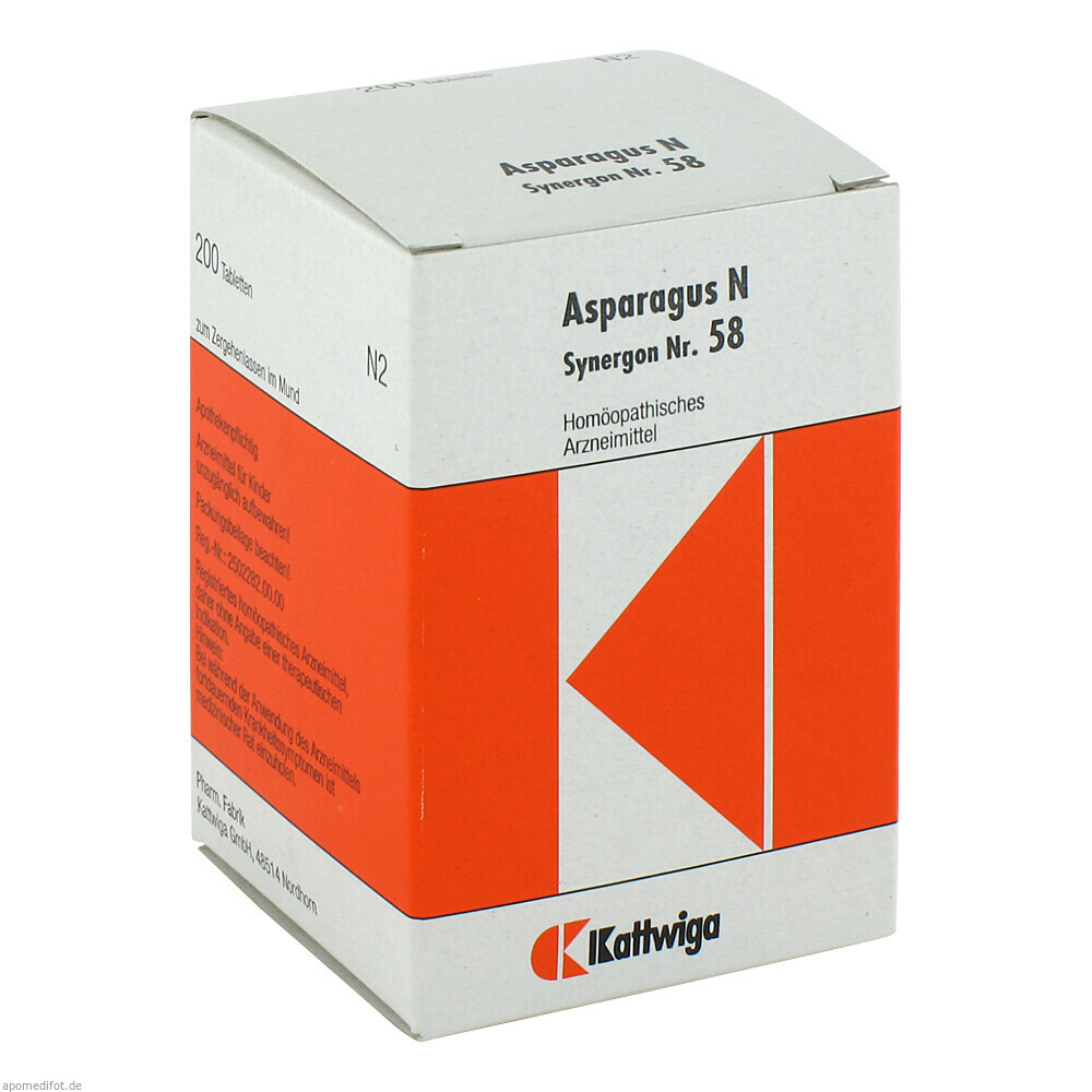 SYNERGON KOMPL ASPARAG N58 200St (KATTWIGA)