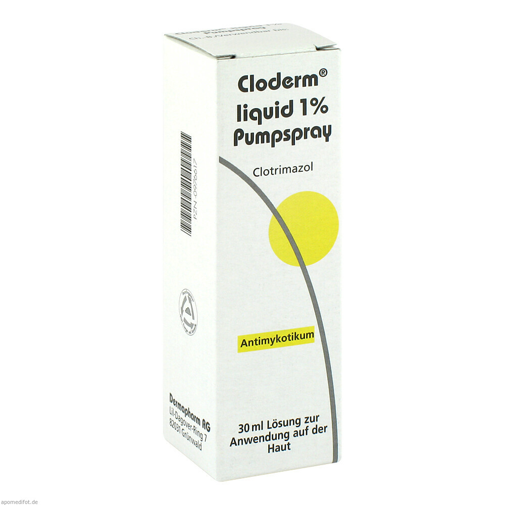 CLODERM LIQUID 1% PUMPSPR 30ml (DERMAPHARM)