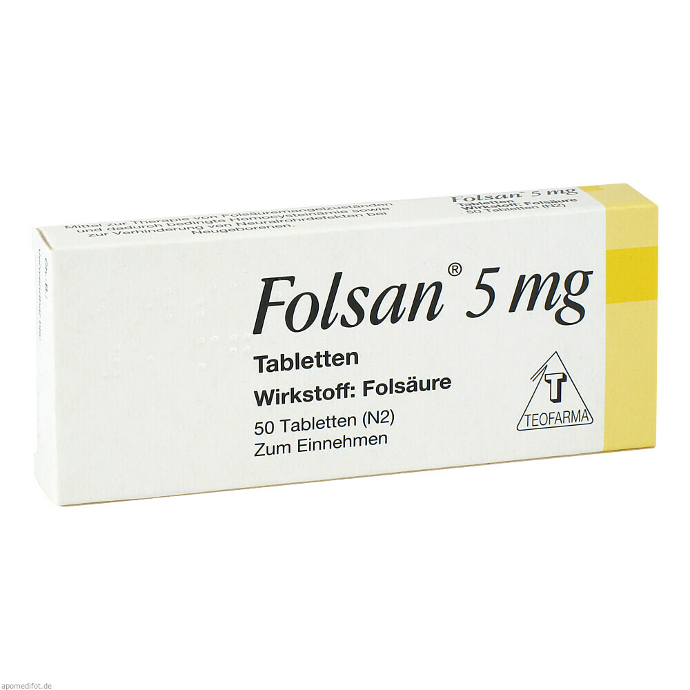 FOLSAN 5MG 50St (TEOFARMA)