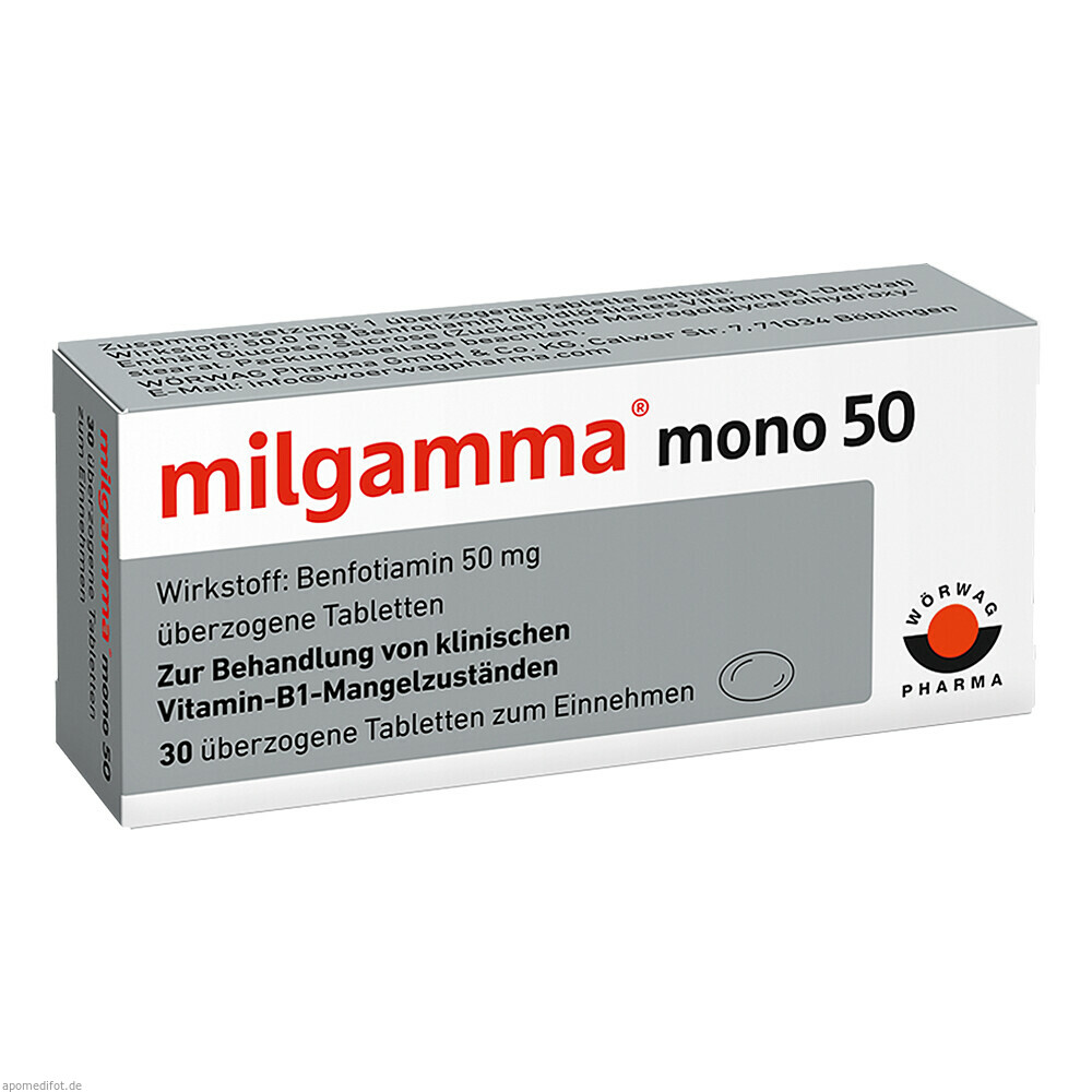 MILGAMMA MONO 50 30St (WOERWAG)