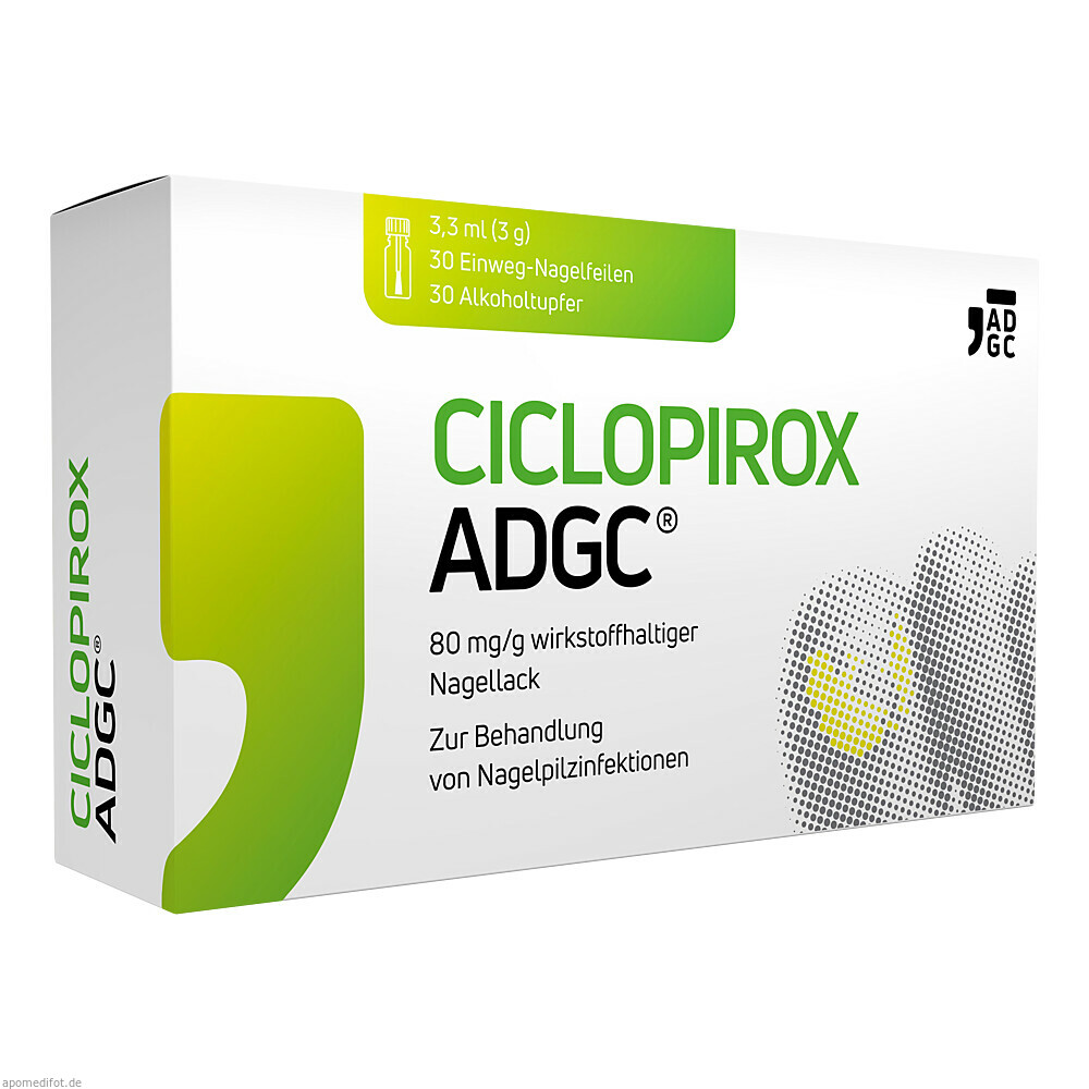 CICLOPIROX ADGC 80MG/G 3.3ml (ZENTIVA PHARMA)