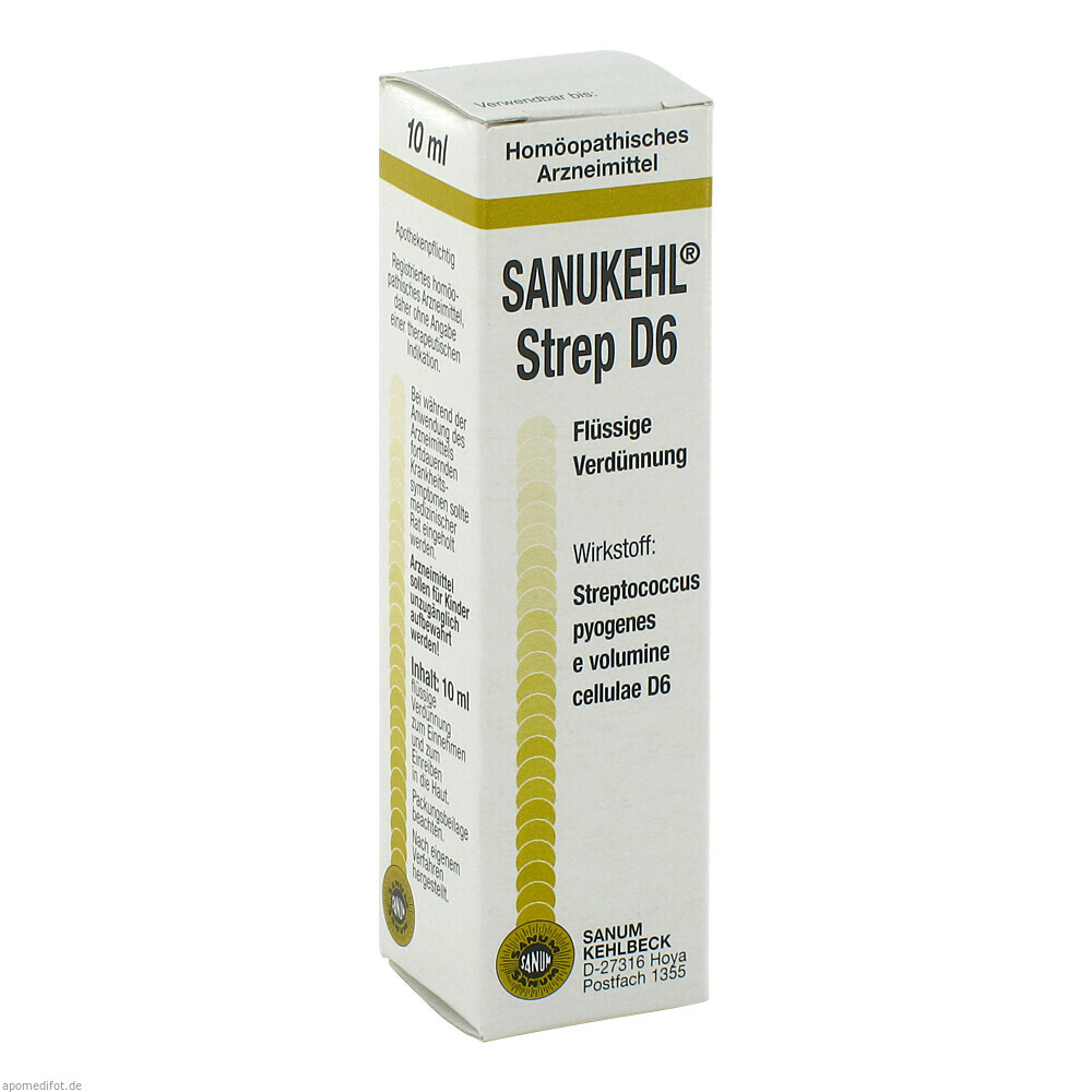 SANUKEHL STREP D 6 10ml (SANUM KEHL)