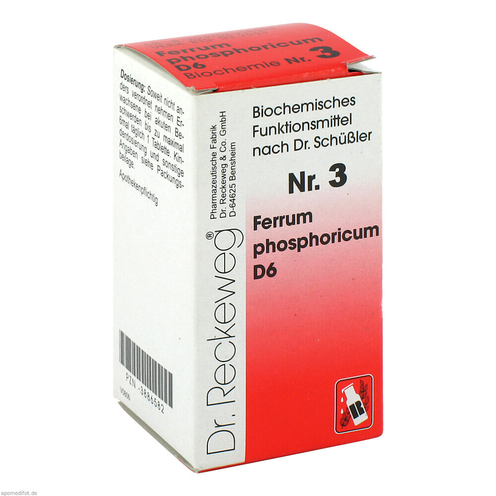 BIOCHEMIE 3 FERR.PHOS.D 6 200St (RECKEWEG)