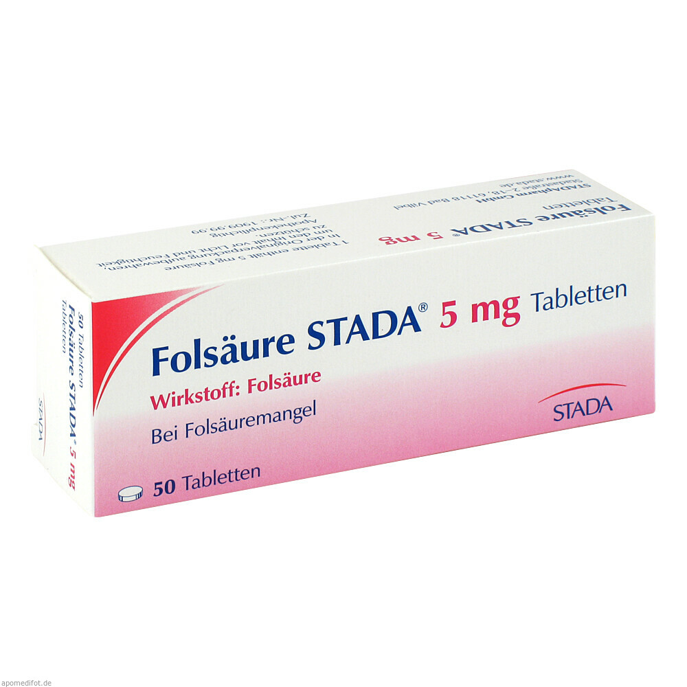 FOLSAEURE STADA 5MG 50St (STADA CONSUMER HEALTH)