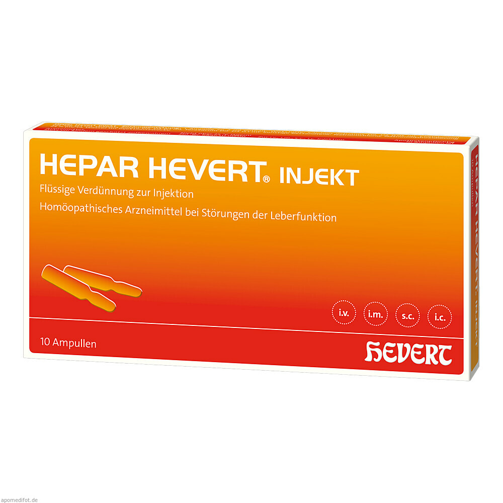 HEPAR HEVERT INJEKT 10St (HEVERT)