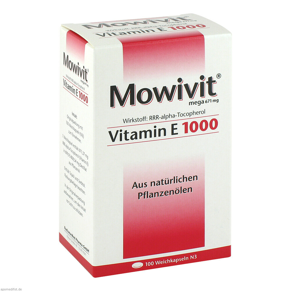 MOWIVIT VITAMIN E 1000 100St (RODISMA ME)