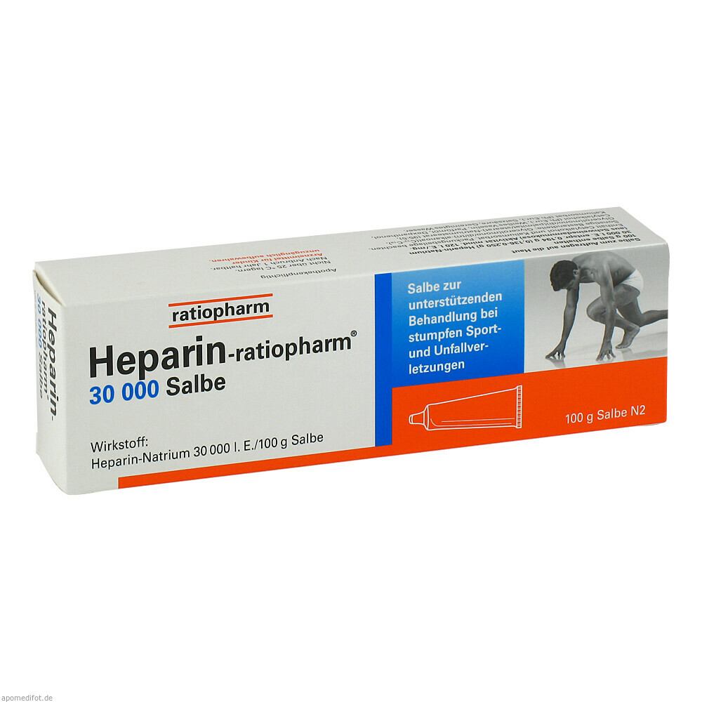 HEPARIN RATIOPHARM 30000 100g (RATIOPHARM)