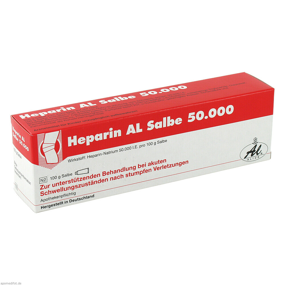 HEPARIN AL SALBE 50000 100g (ALIUD PHARMA GMBH)