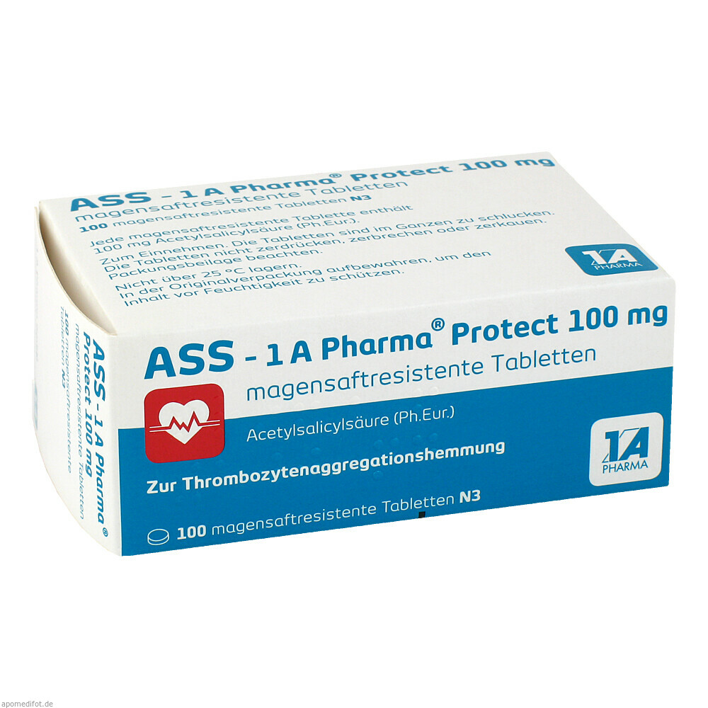 ASS 1A PHARMA PROTECT100MG 100St (1A PHARMA)