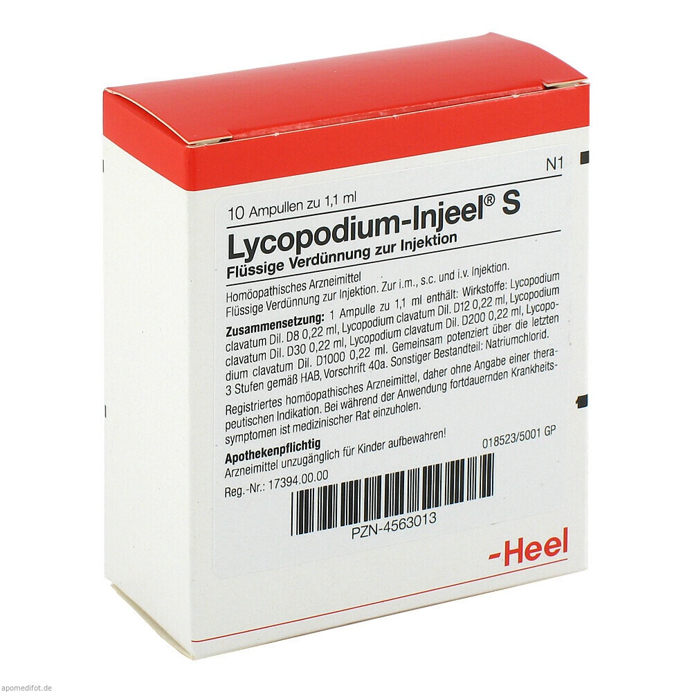 LYCOPODIUM INJ S 10St (HEEL)