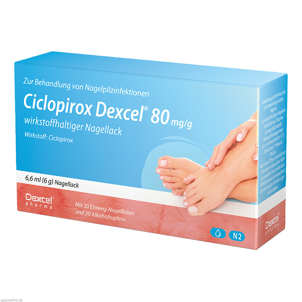 CICLOPIROX DEXCEL 80 MG/G 6.6ml (DEXCEL)