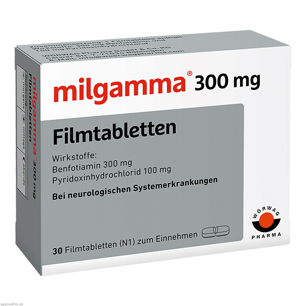 MILGAMMA 300MG FILMTABL 30St (WOERWAG)