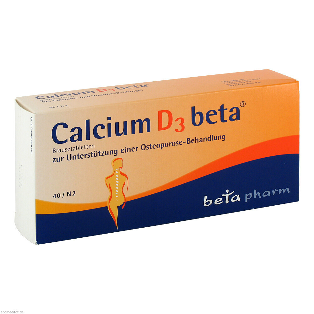 CALCIUM D3 BETA 40St (BETAPHARM)