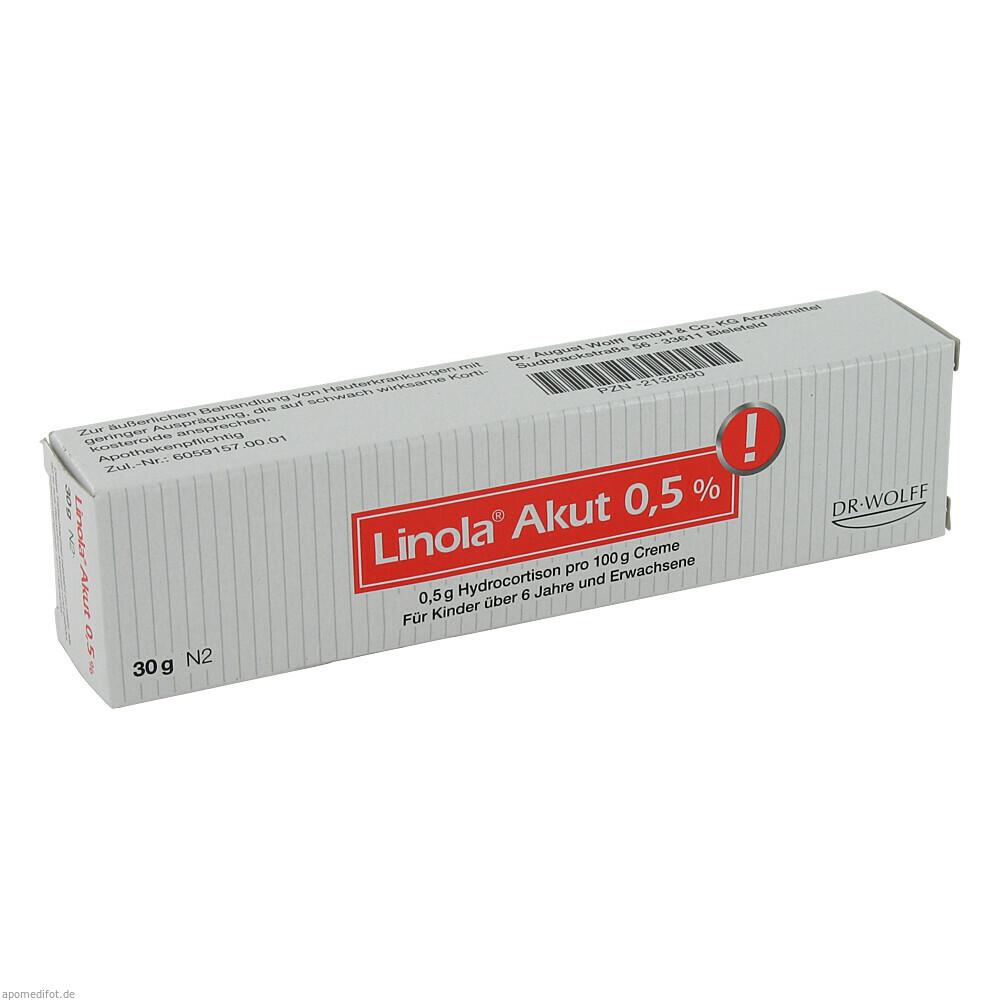 LINOLA AKUT 0.5% 30g (WOLFF/BIEL)