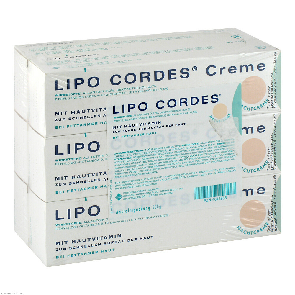 LIPO CORDES 600g (ICHTHYOL)