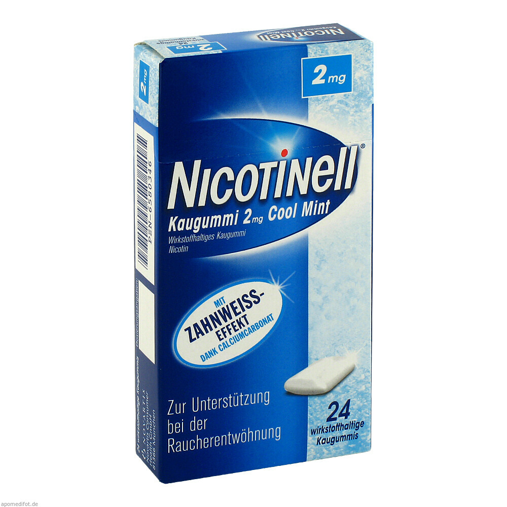 NICOTINELL COOL MINT 2MG 24St (GSK OTC MEDICINES)