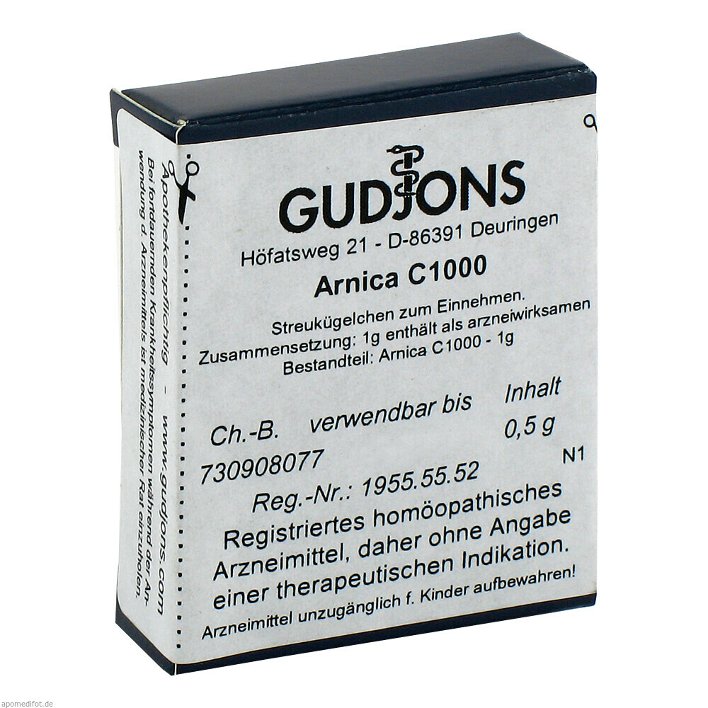 ARNICA C1000 EINZELDOSIS 0.5g (GUDJONS)