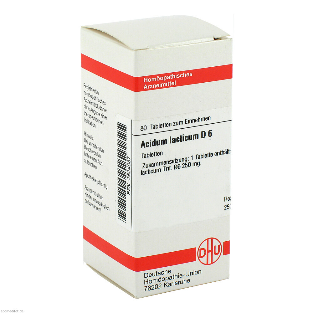 ACIDUM LACTIC D 6 80St (DHU)