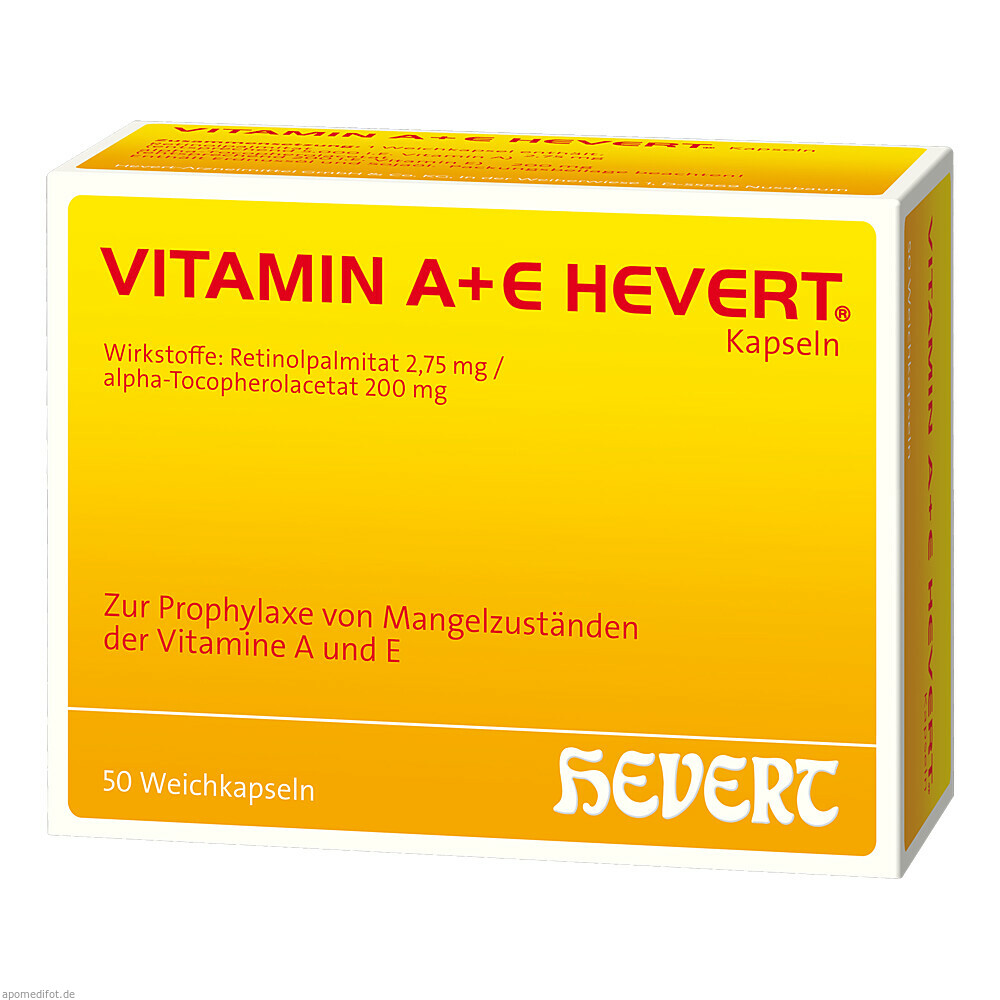 VITAMIN A+E HEVERT KAPSELN 50St (HEVERT)