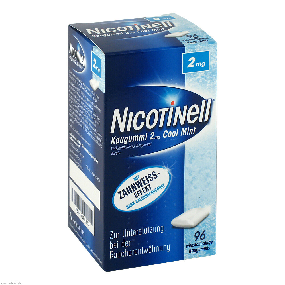 NICOTINELL COOL MINT 2MG 96St (GSK OTC MEDICINES)