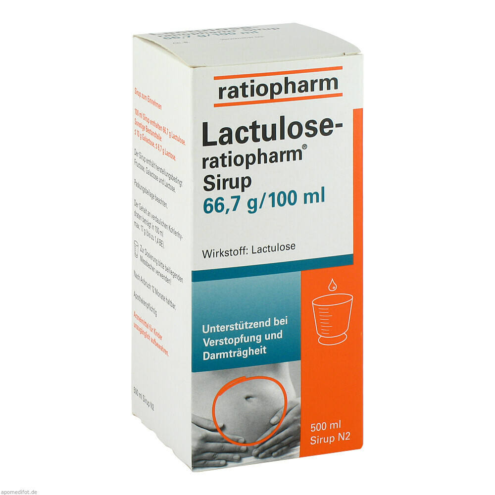 LACTULOSE RATIOPHARM SIRUP 500ml (RATIOPHARM)