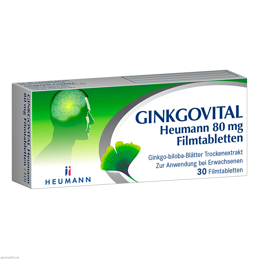 GINKGOVITAL HEUMANN 80MG 30St (HEUMANN PHARMA GENER.)