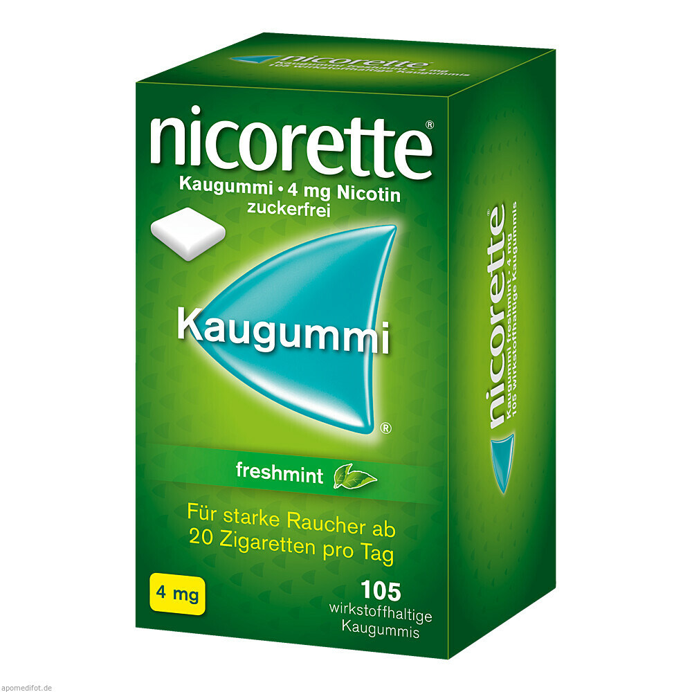 NICORETTE 4MG FRESHMINT 105St (JOHNSON & JOHNS. OTC)