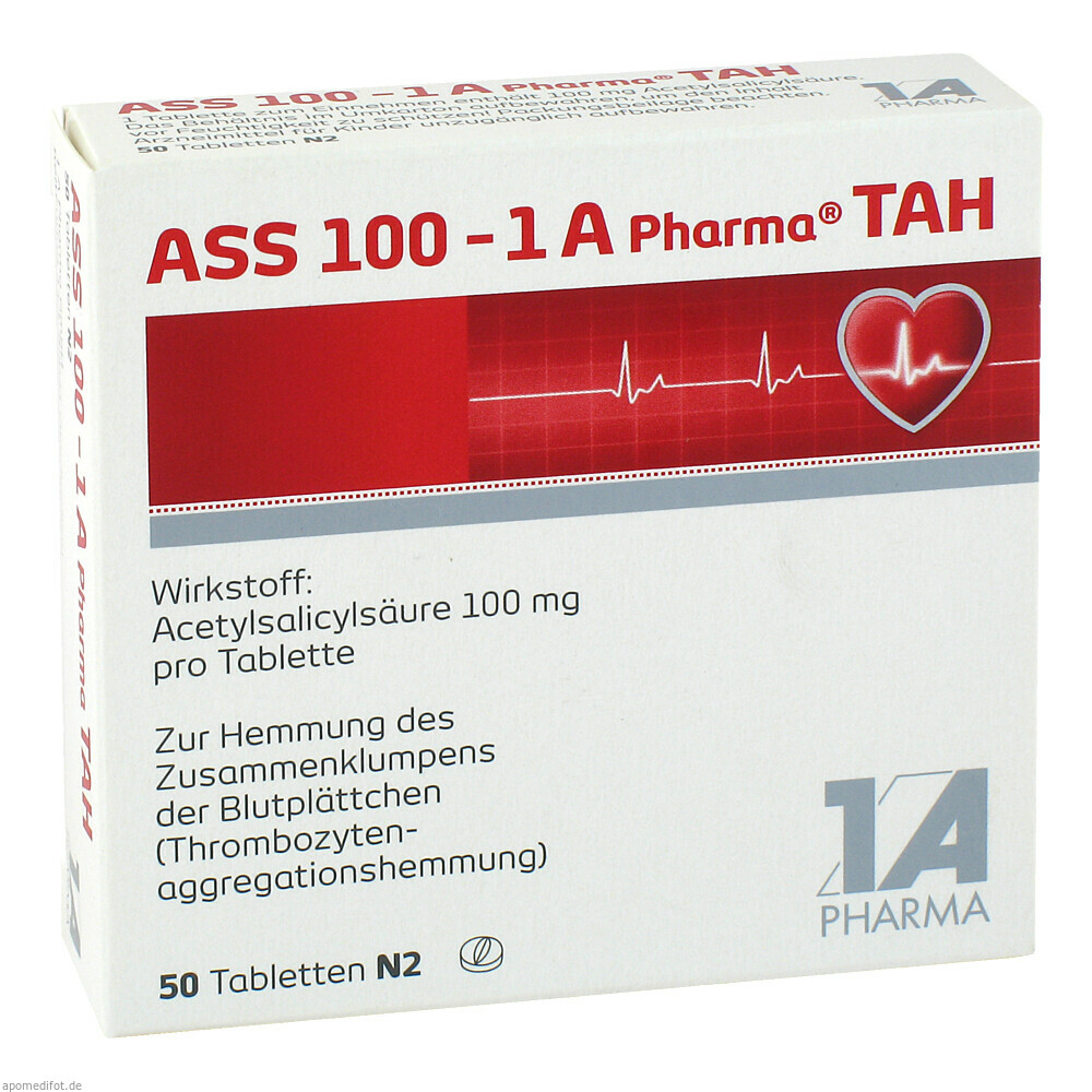 ASS 100 1A PHARMA TAH 50St (1A PHARMA)