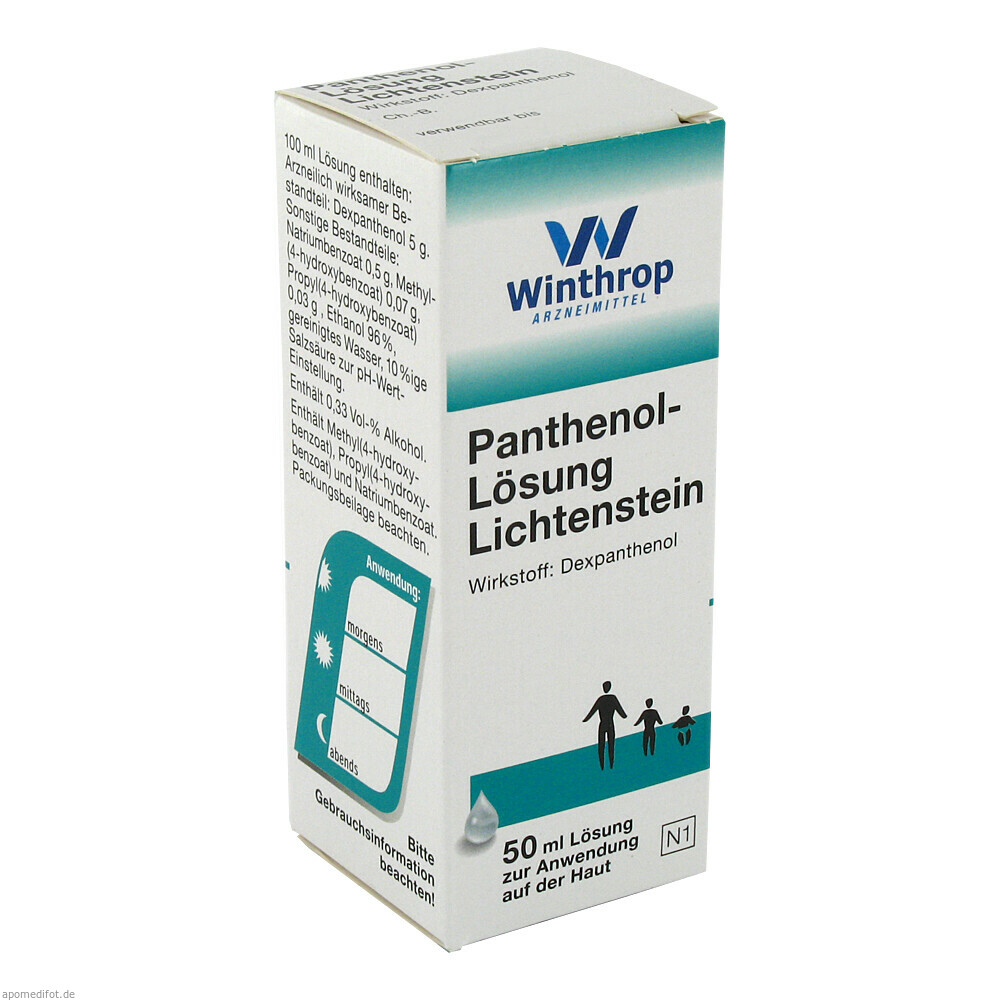 PANTHENOL 5% LICHTENST 50ml (ZENTIVA PHARMA)