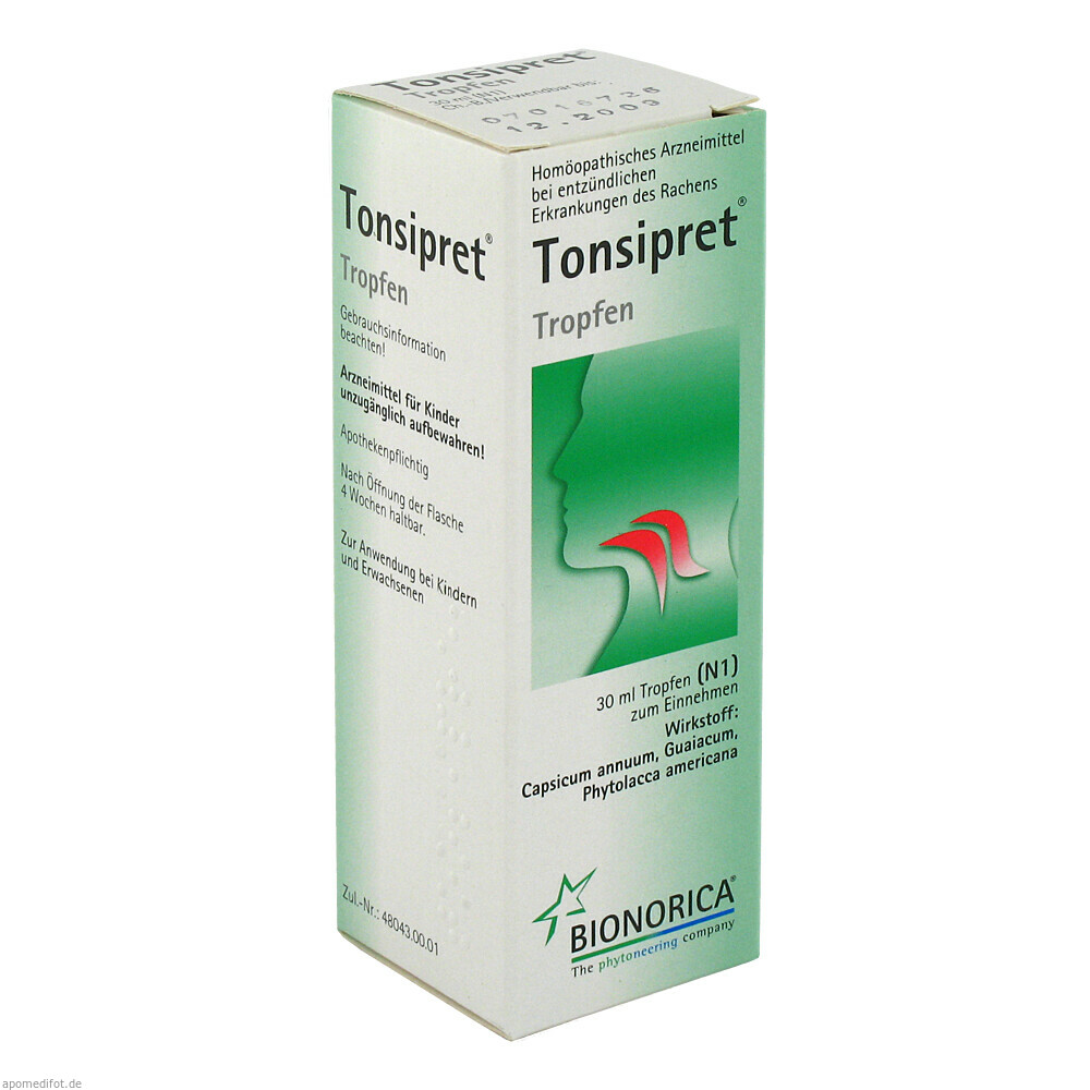 TONSIPRET TROPFEN 30ml (BIONORICA)