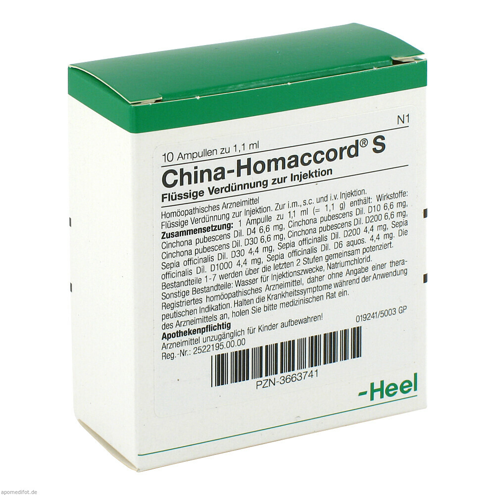 CHINA HOMACCORD S 10St (HEEL)