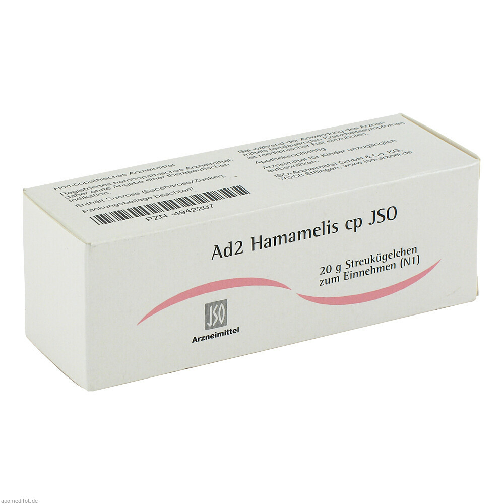 AD2 HAMAMELIS CP JSO 20g (ISO ARZNEI)