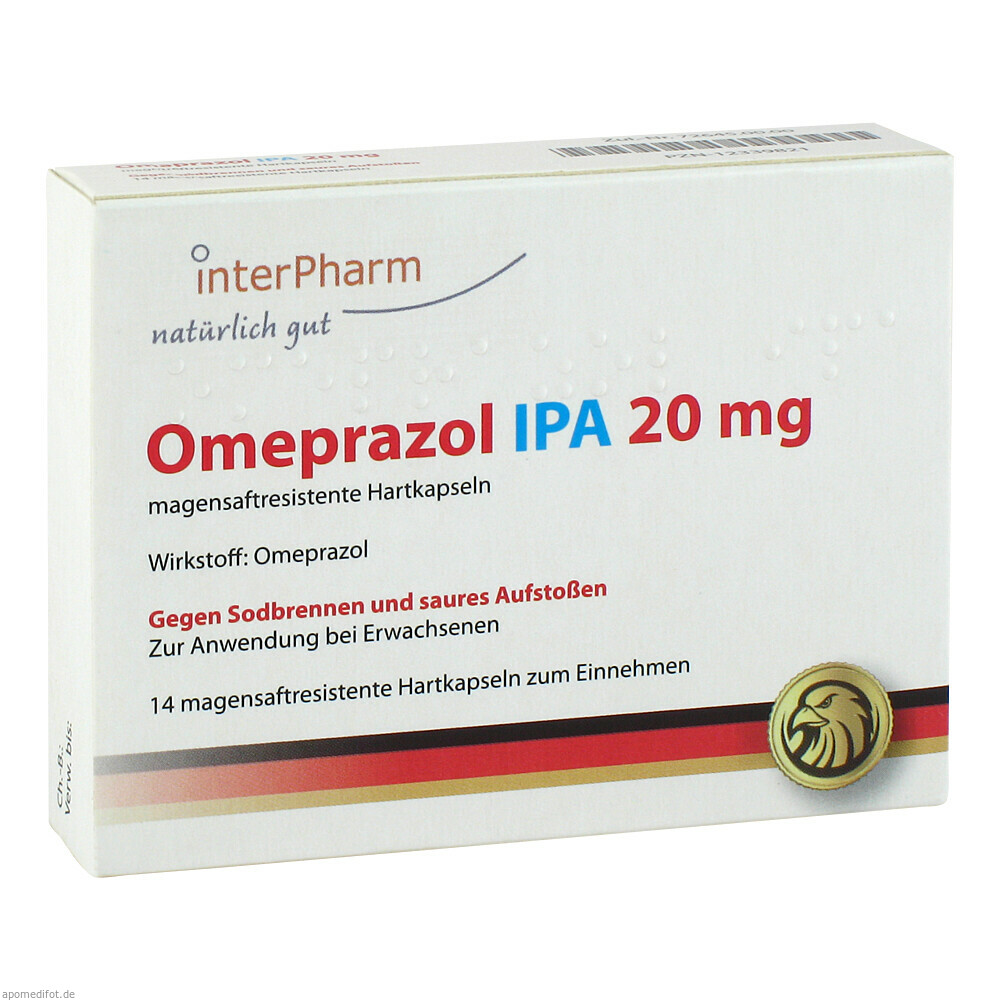 OMEPRAZOL IPA 20MG 14St (INTERPHARM)