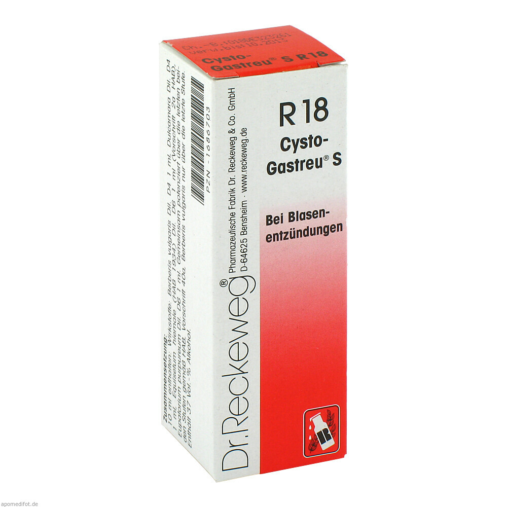 CYSTO GASTREU S R18 22ml (RECKEWEG)