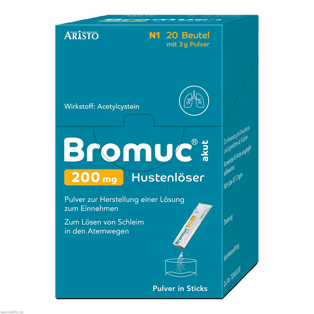 BROMUC AKUT 200MG 20St (ARISTO PHARMA)