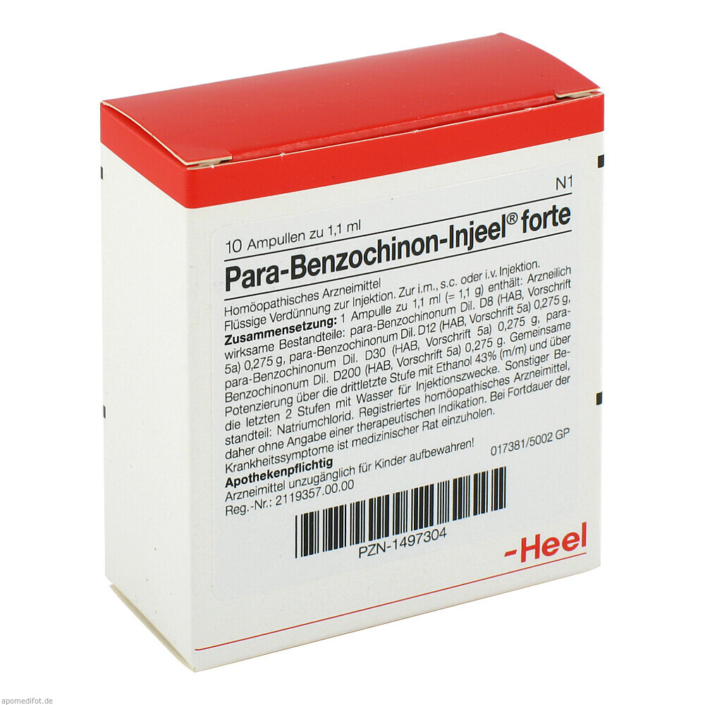 PARA BENZOCHINON INJ FORTE 10St (HEEL)