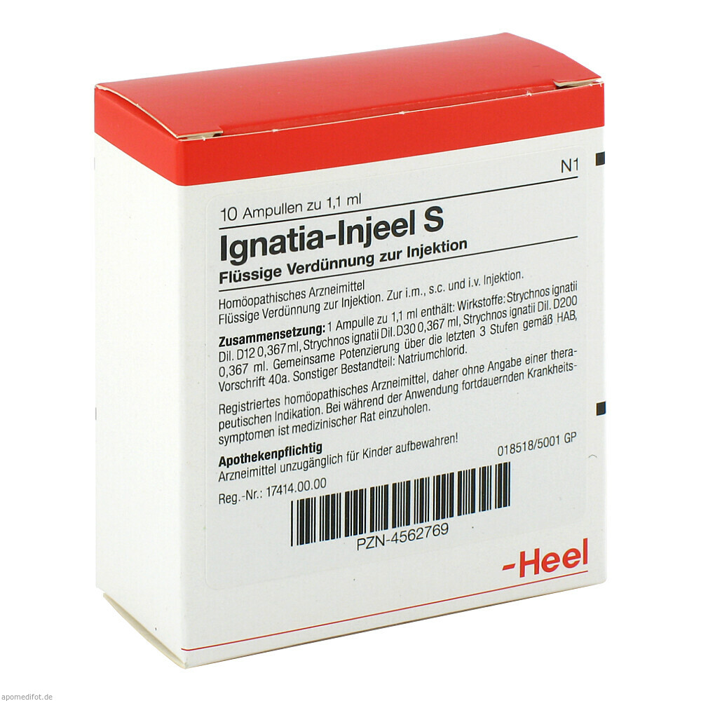 IGNATIA INJ S 10St (HEEL)