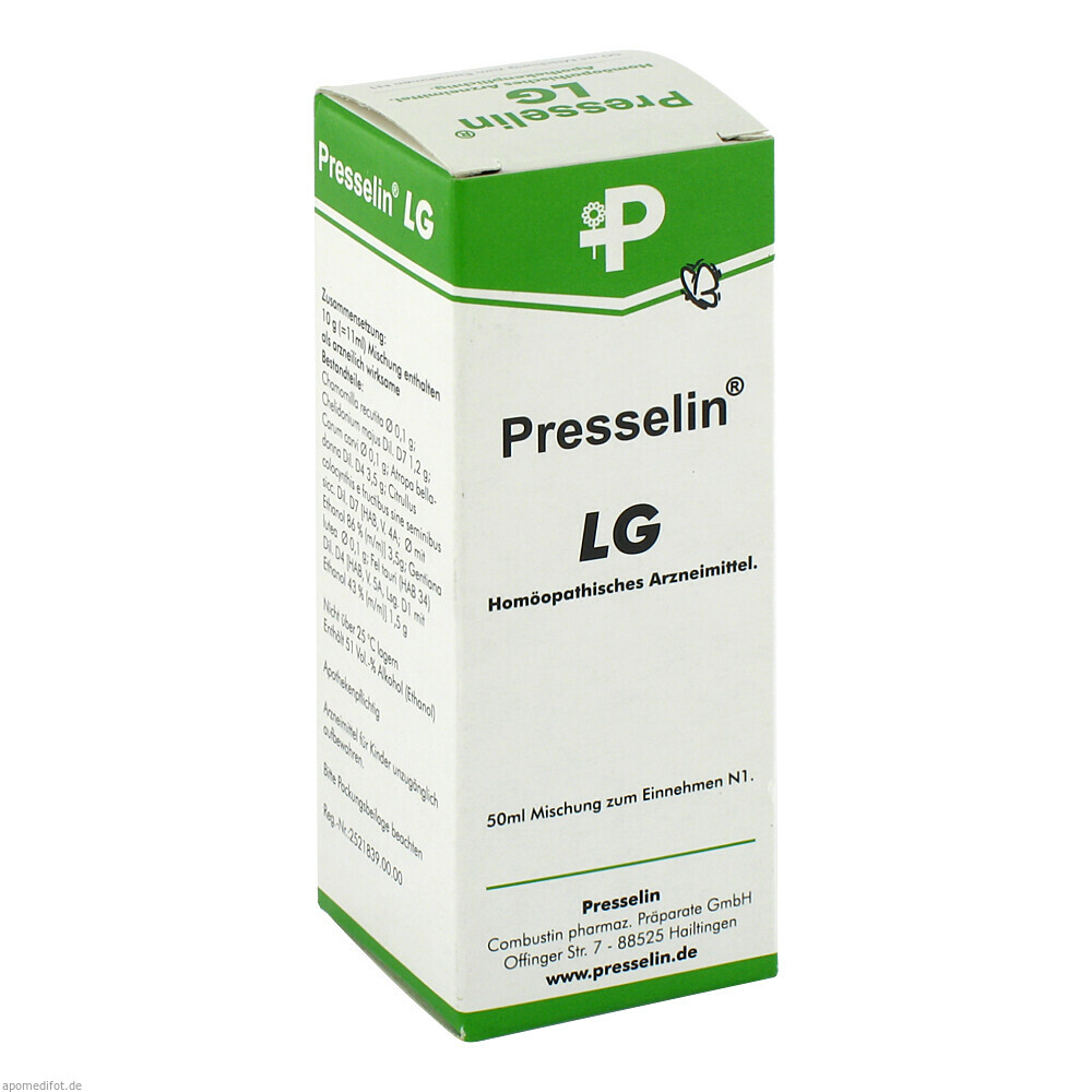 PRESSELIN LG LEBER GALLE 50ml (COMBUSTIN)