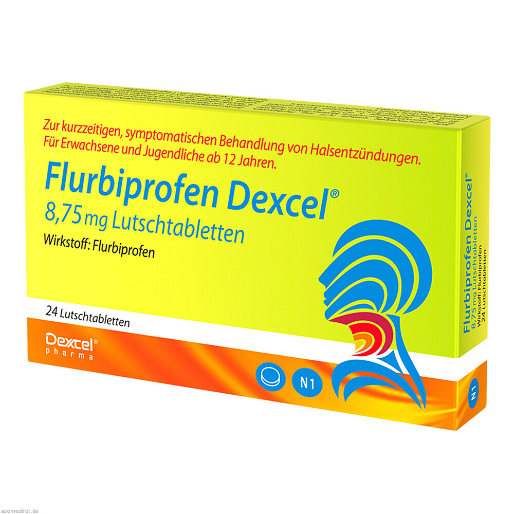 FLURBIPROFEN DEXCEL 8.75MG 24St (DEXCEL)