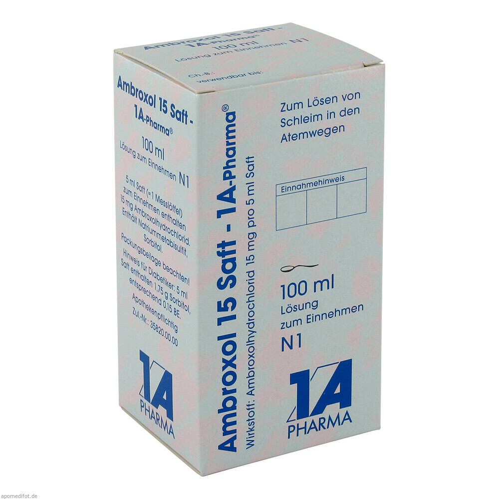 AMBROXOL 15 SAFT 1A PHARMA 100ml (1A PHARMA)