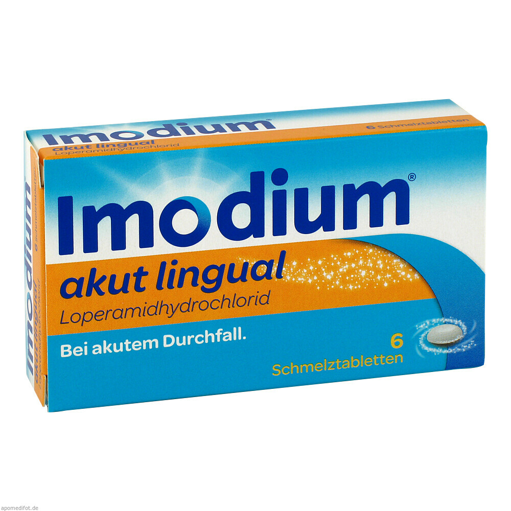 IMODIUM AKUT LINGUAL 6St (JOHNSON & JOHNS. OTC)